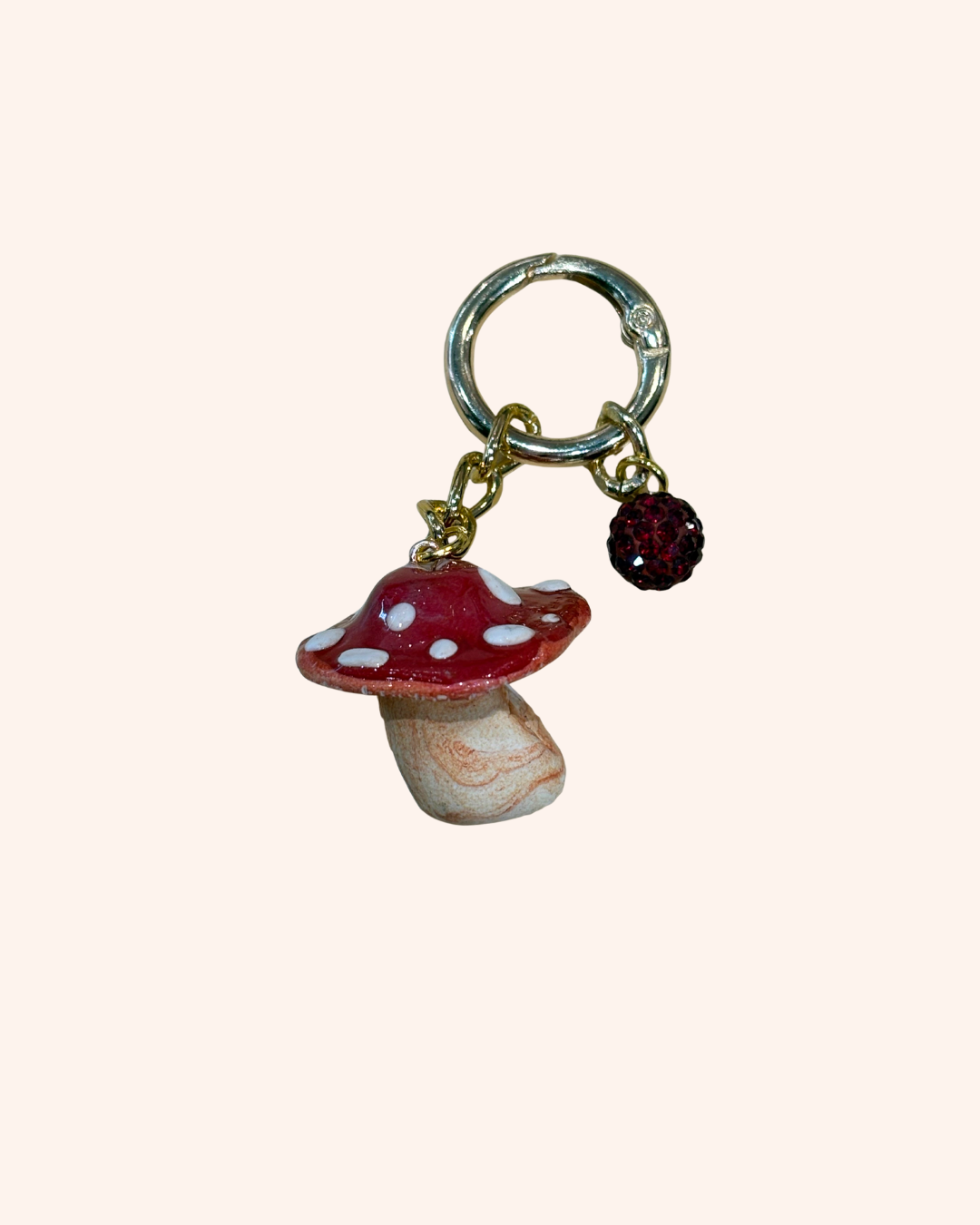 Mushroom Keychain