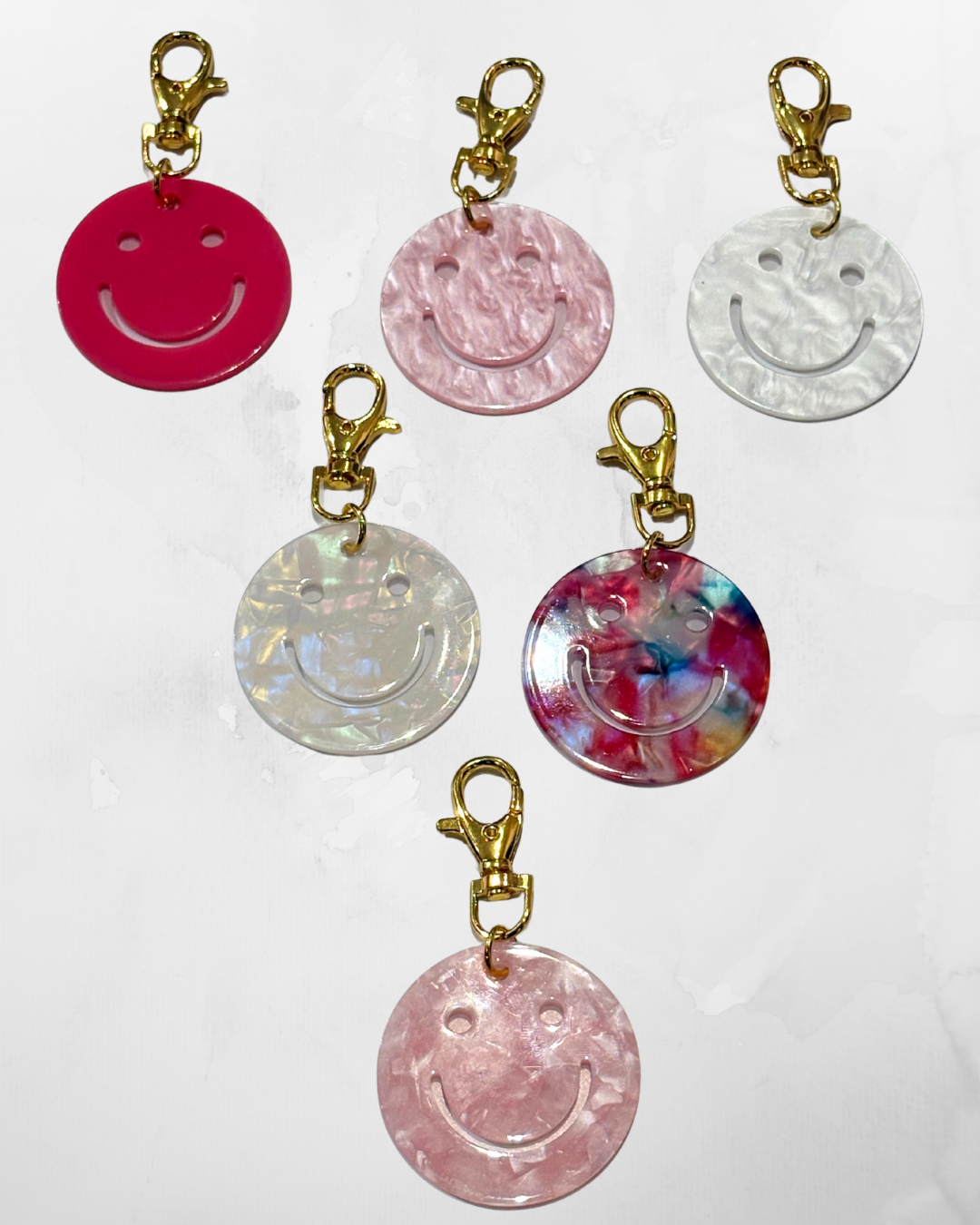 Smiley Face Keychain