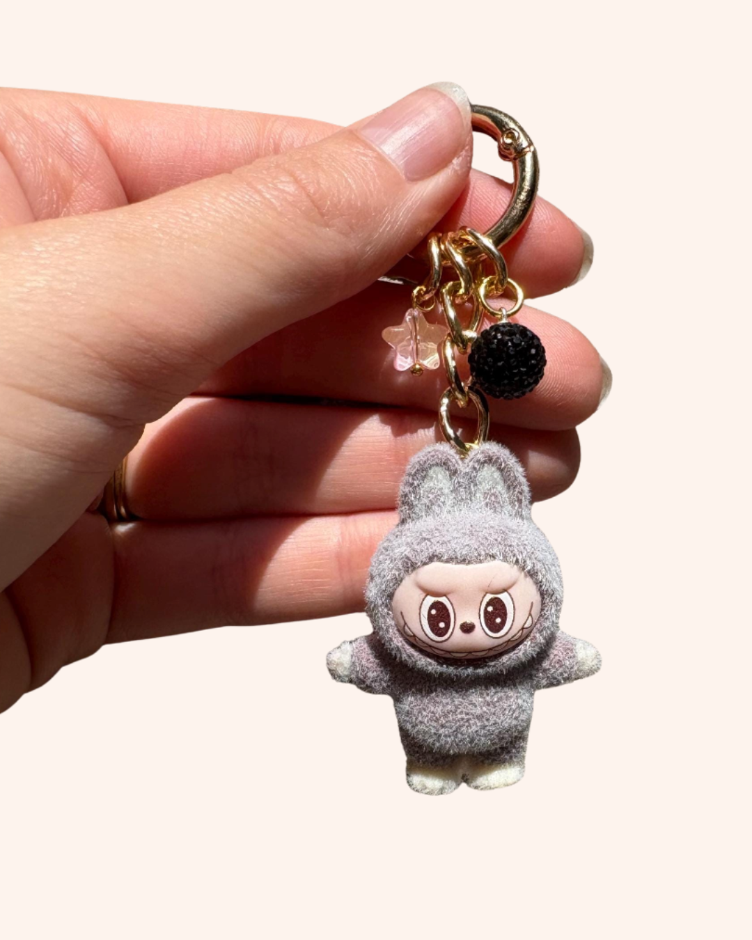 Cartoon Rabbit Themed Purse Keychain