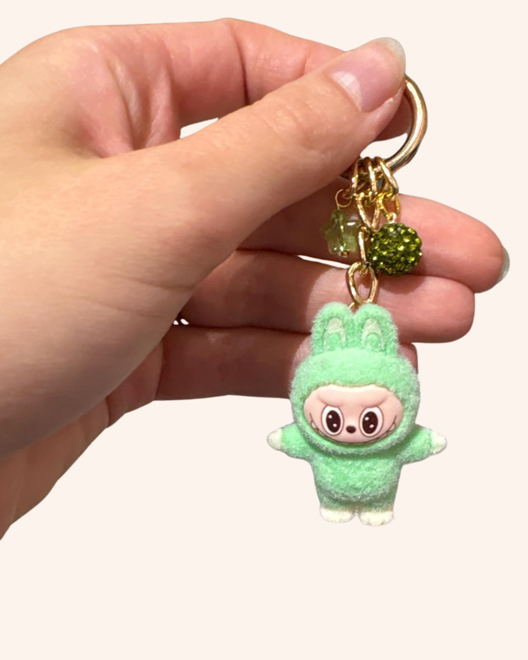 Cartoon Rabbit Themed Purse Keychain