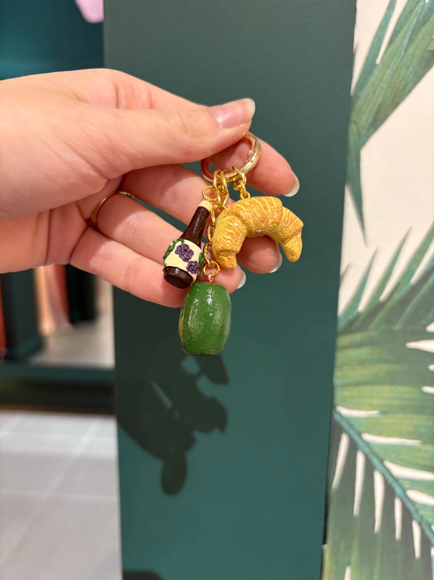 Brunch in Paris Keychain
