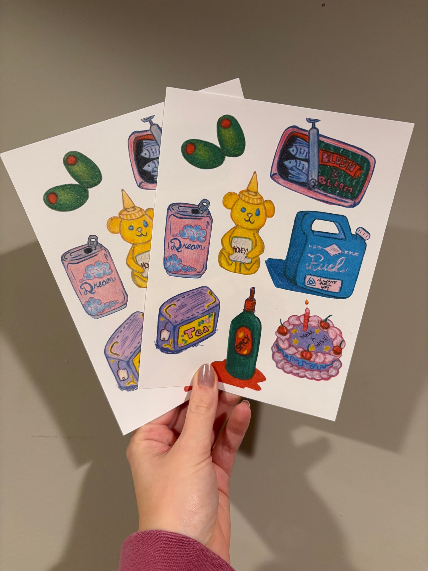 Quirky Things & Cute Chaos Wall Print