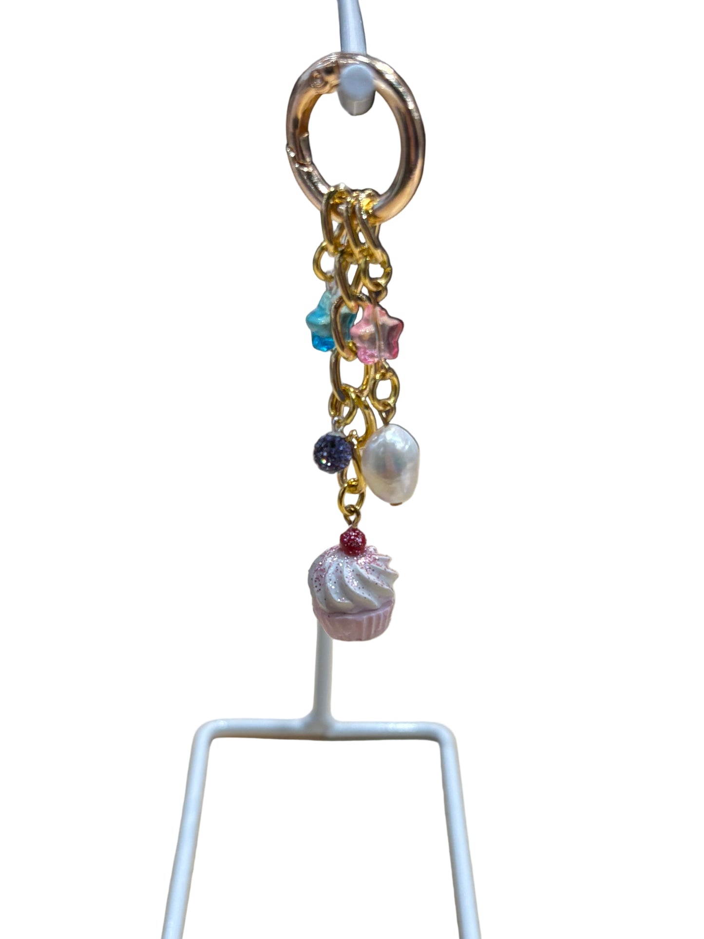 Cutesy Cupcake Keychain