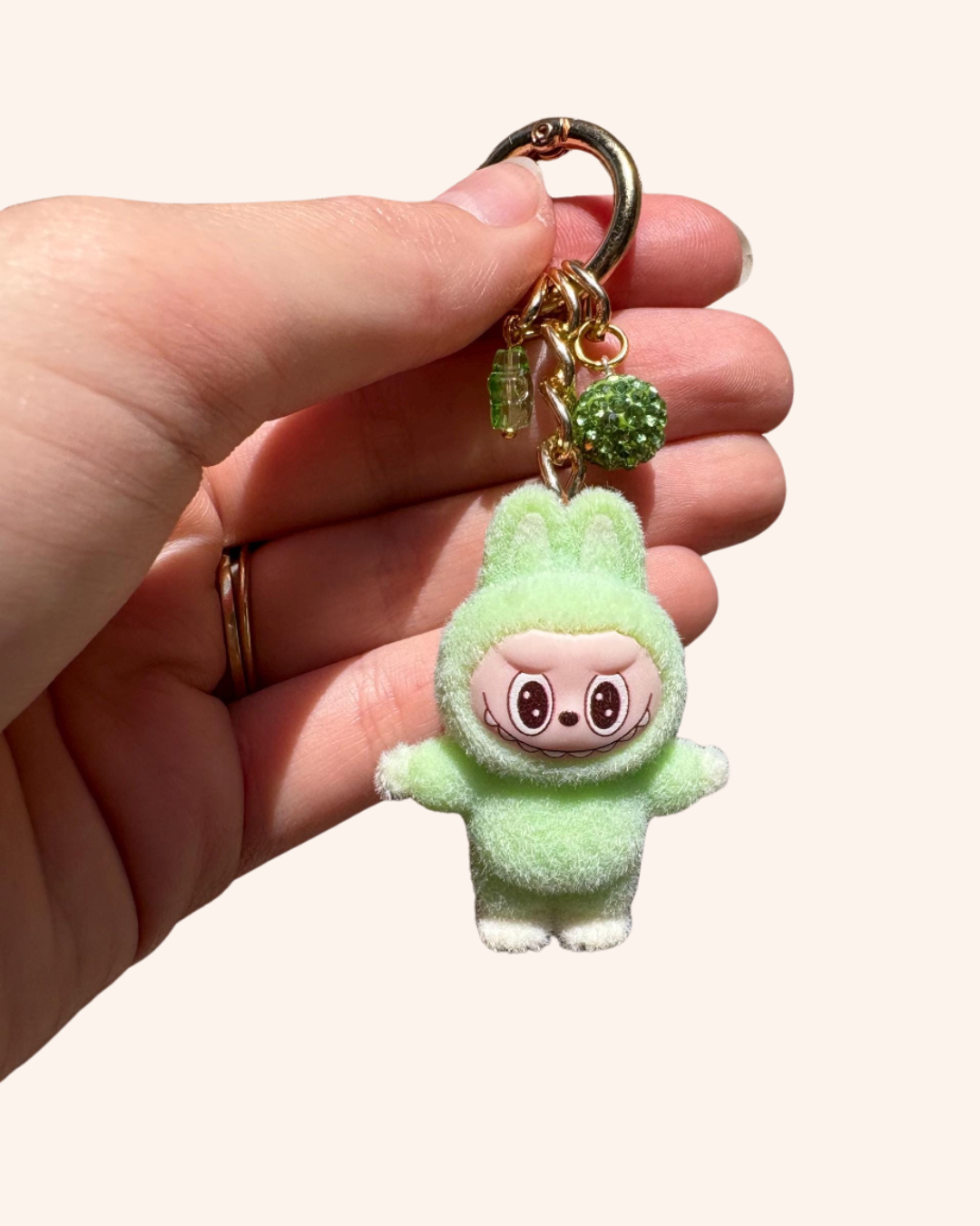 Cartoon Rabbit Themed Purse Keychain