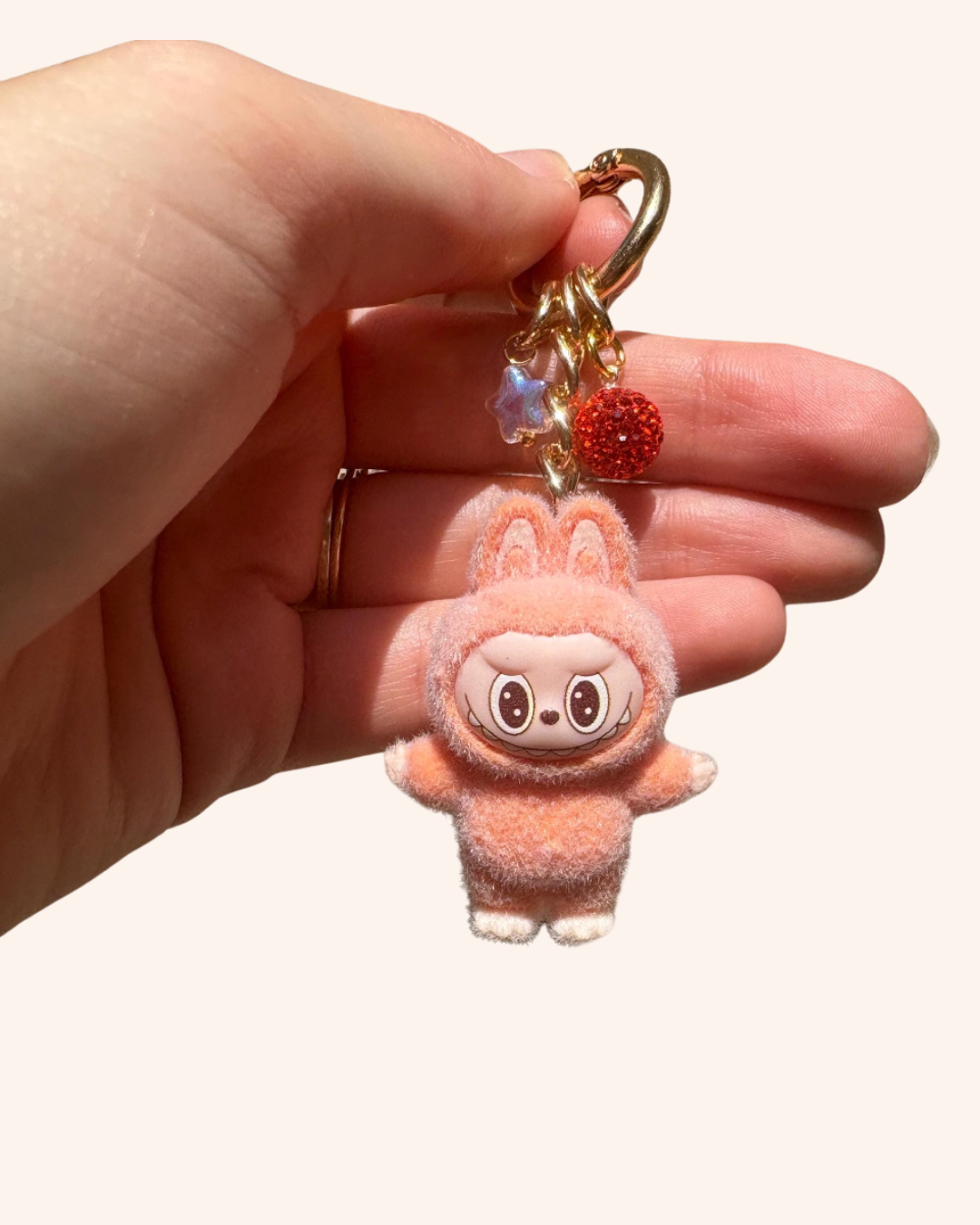 Cartoon Rabbit Themed Purse Keychain