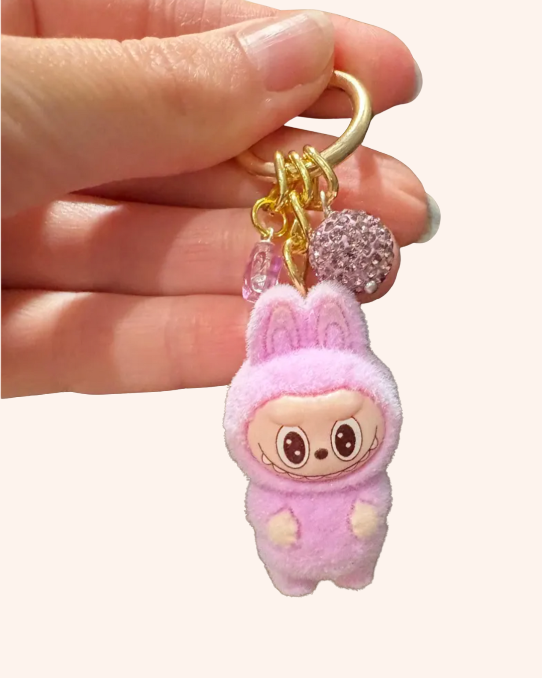 Cartoon Rabbit Zimomo Themed Purse Keychain