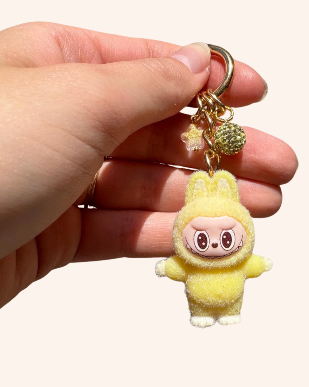 Cartoon Rabbit Themed Purse Keychain