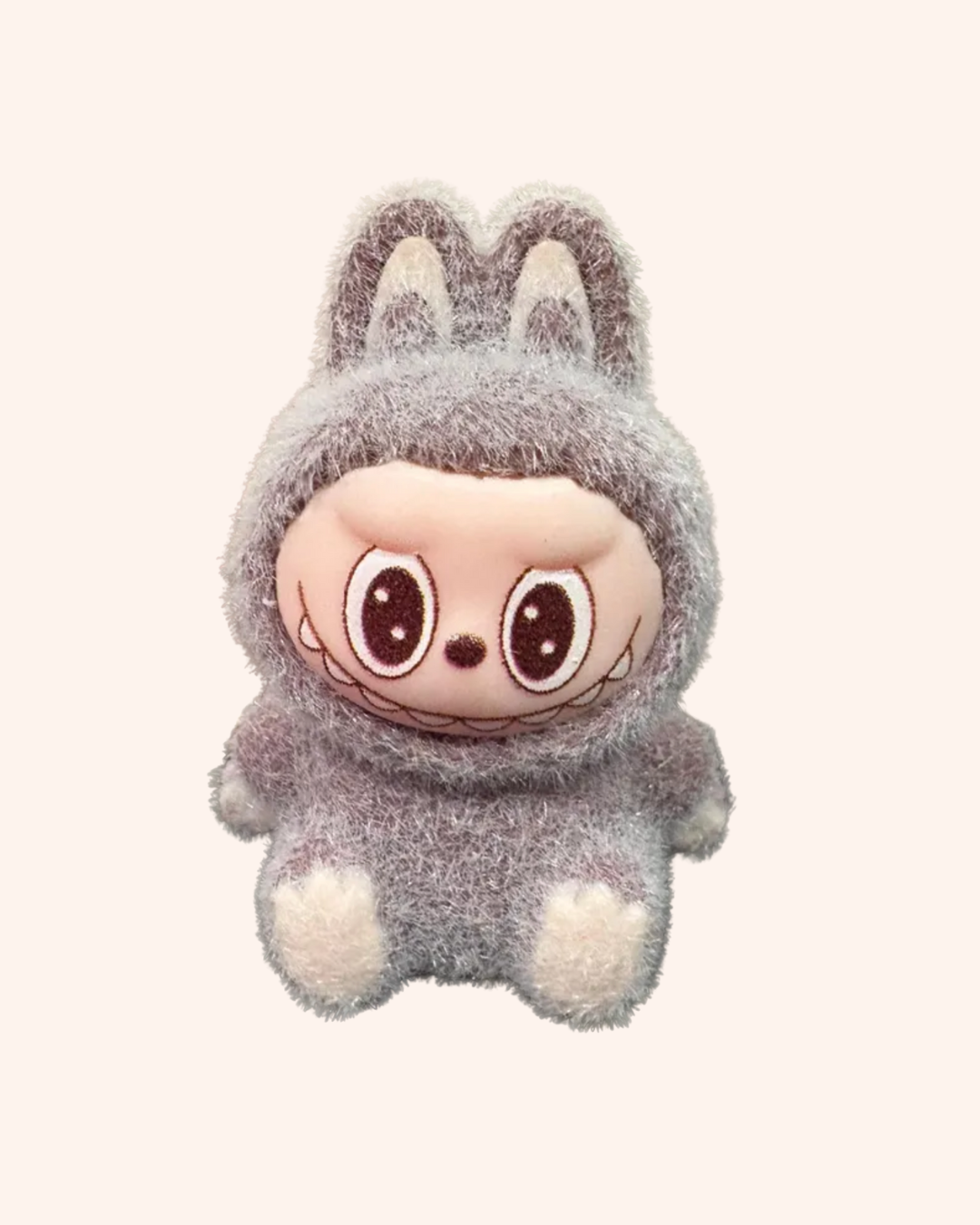 Cartoon Rabbit Sitting Themed Purse Keychain