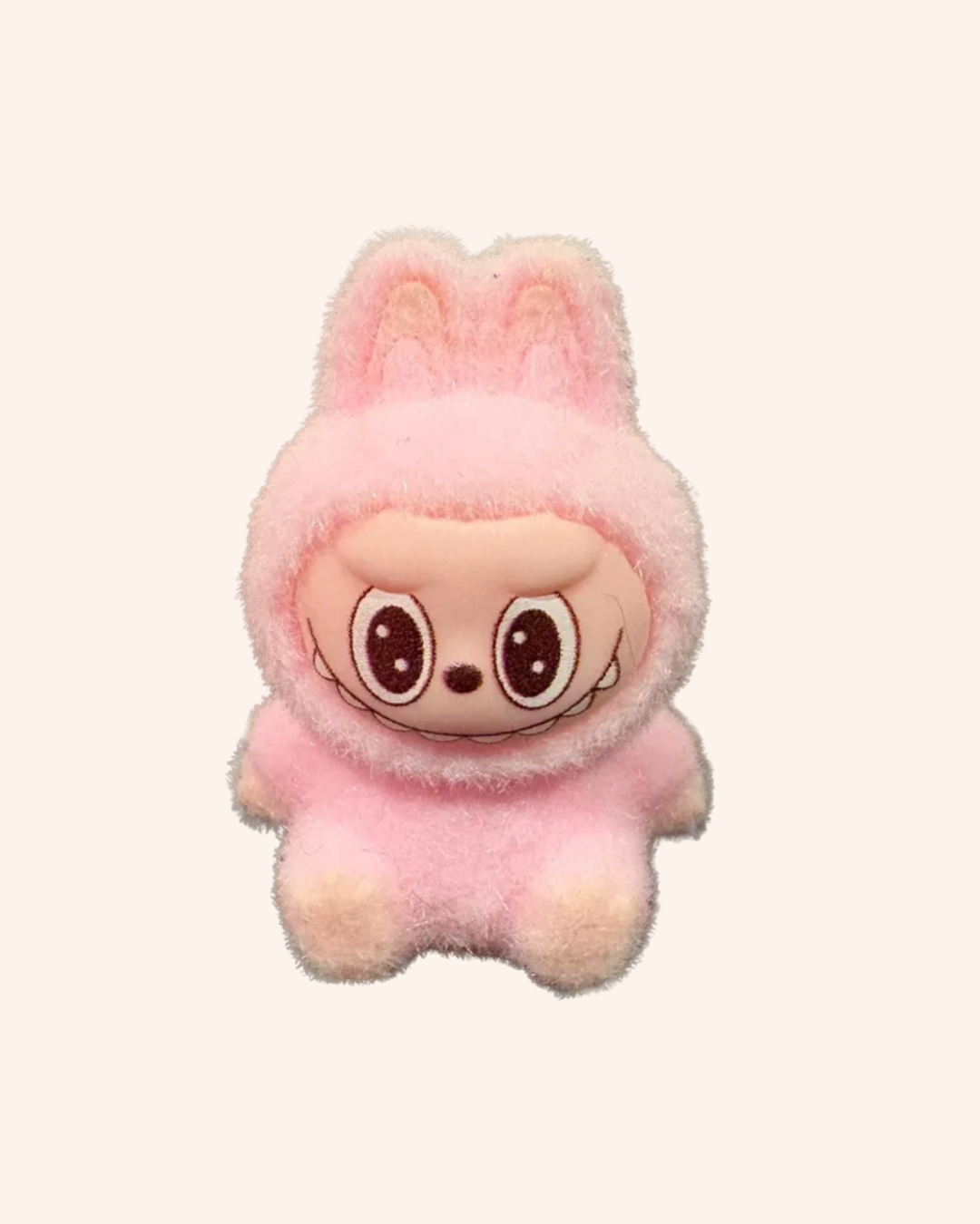 Cartoon Rabbit Sitting Themed Purse Keychain