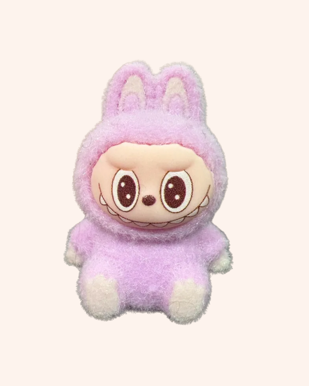 Cartoon Rabbit Sitting Themed Purse Keychain