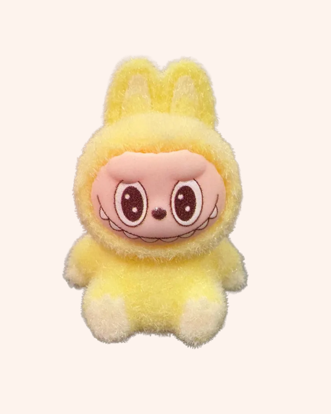 Cartoon Rabbit Sitting Themed Purse Keychain