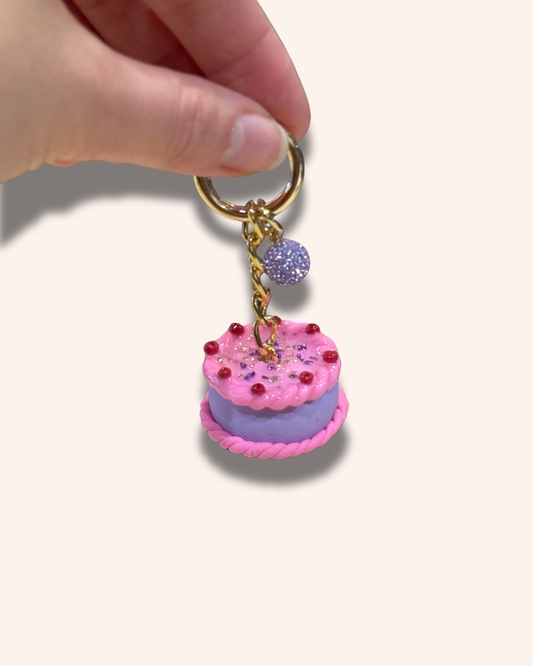 Cake Keychain