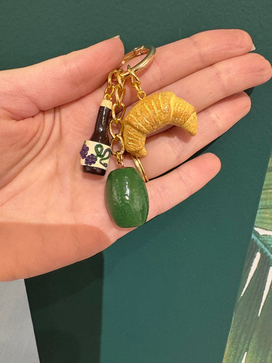 Brunch in Paris Keychain