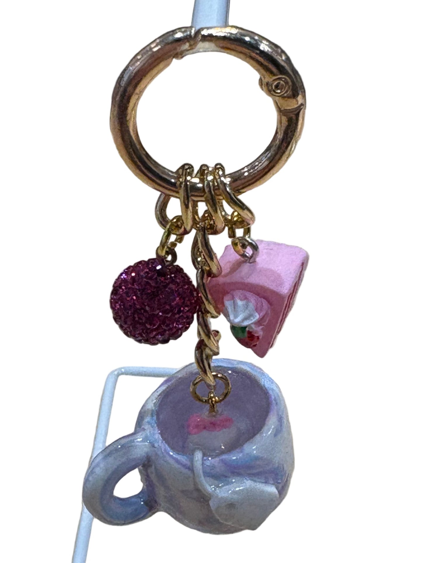 Tiny Tea Time Keychain ☕