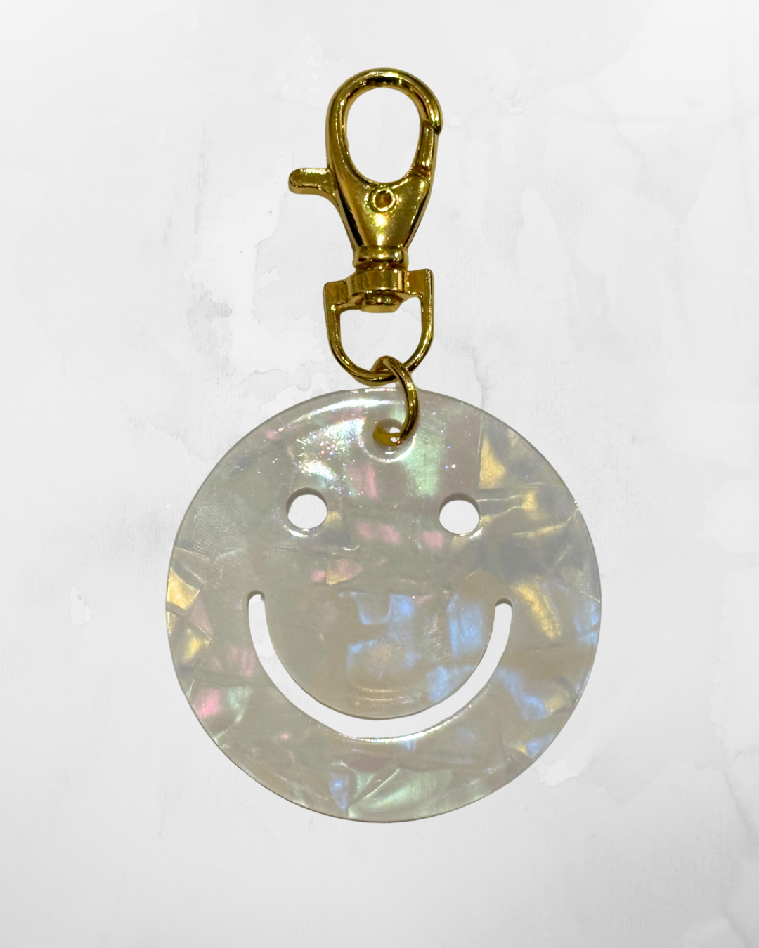 Smiley Face Keychain