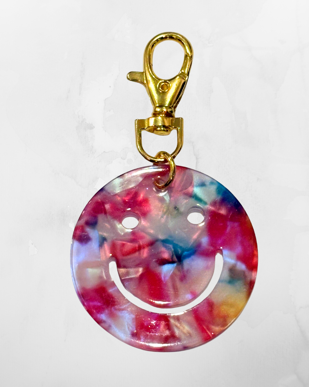 Smiley Face Keychain
