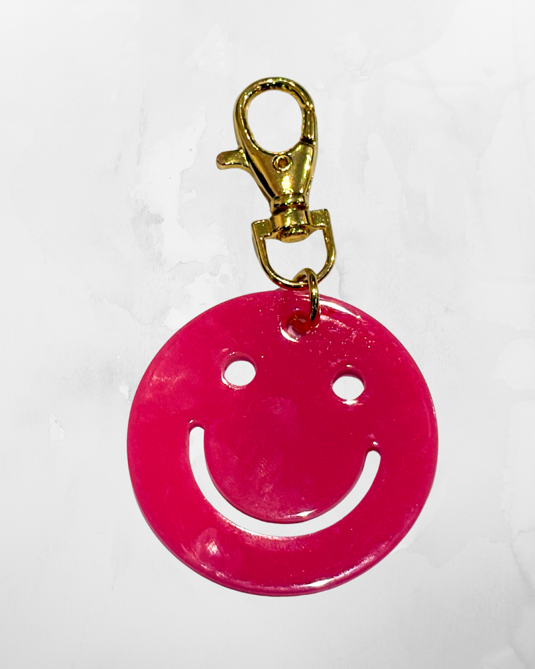 Smiley Face Keychain
