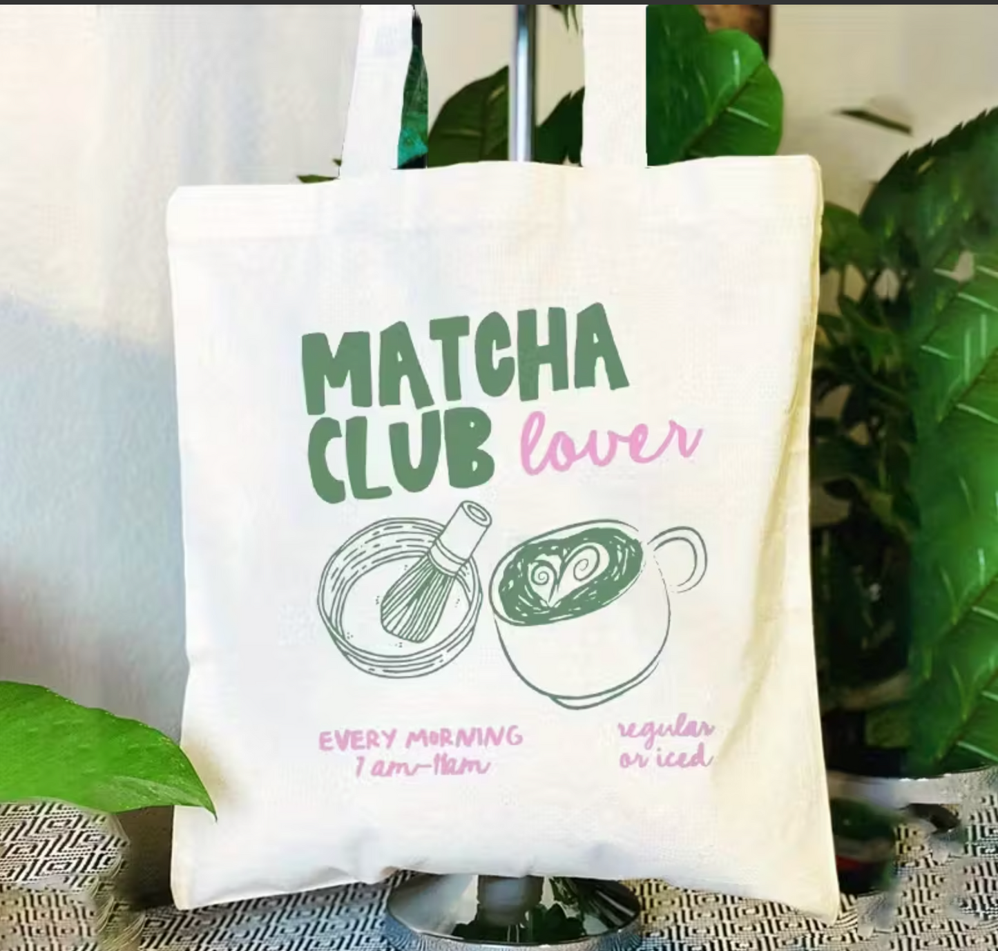 Matcha Club Tote Bag