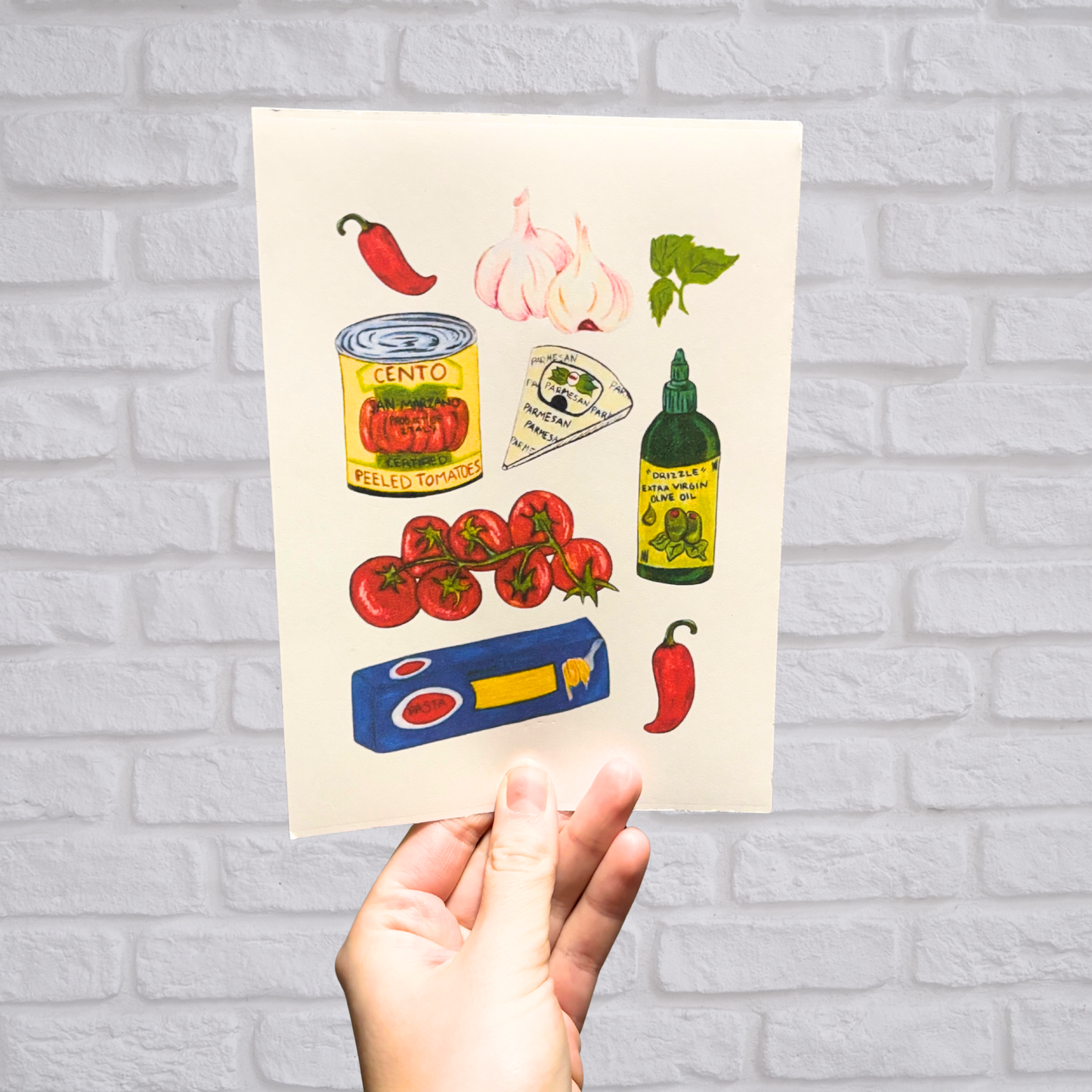 Taste of Italy Wall Print
