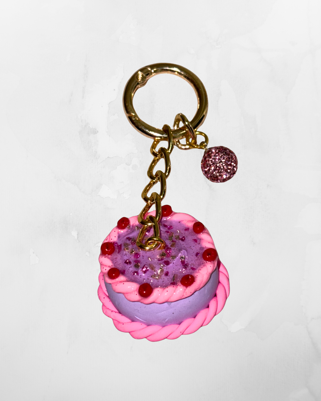 Cake Keychain