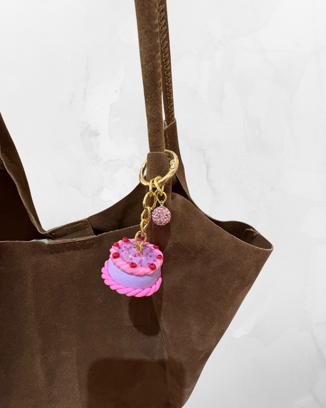 Cake Keychain