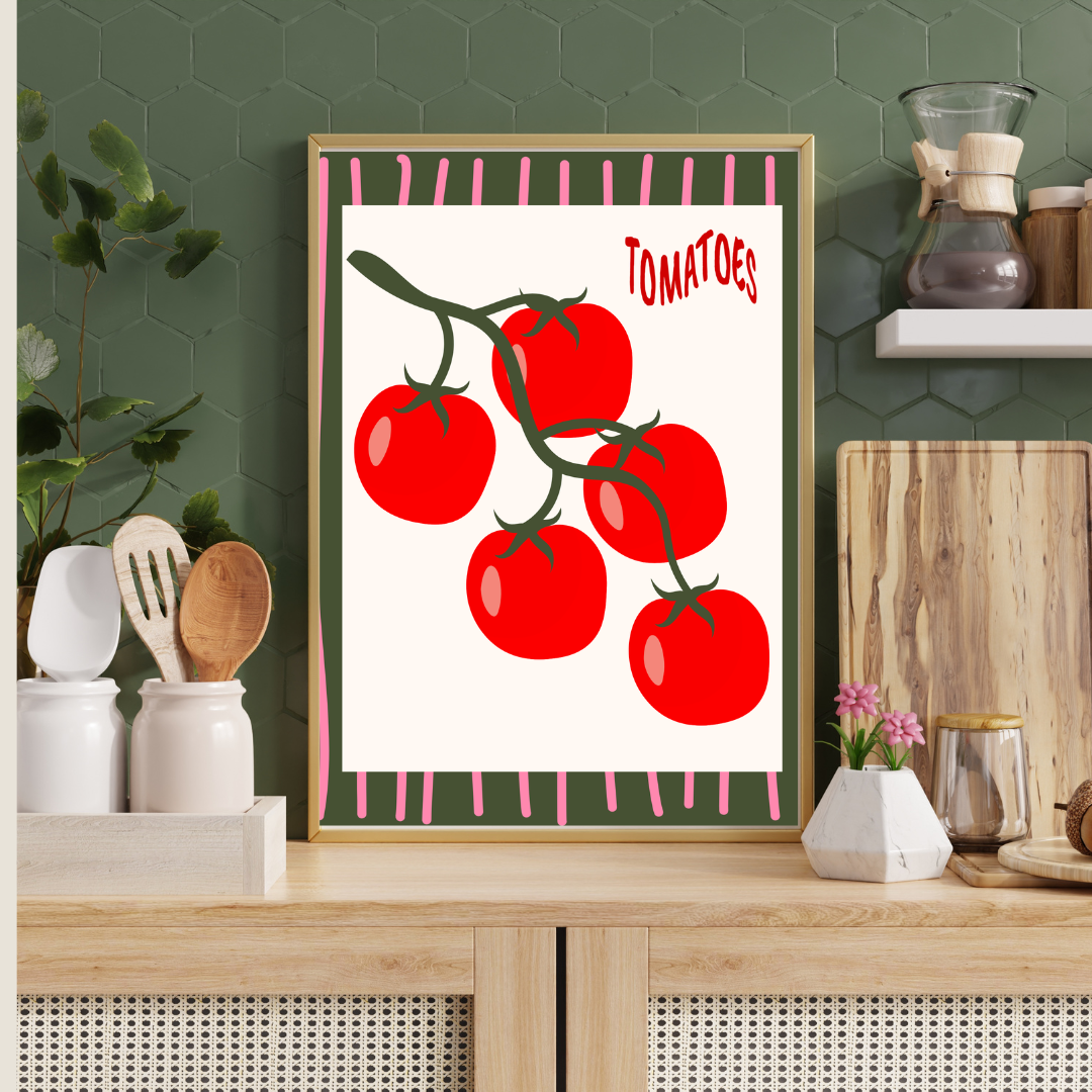 Tomatoes Wall Print