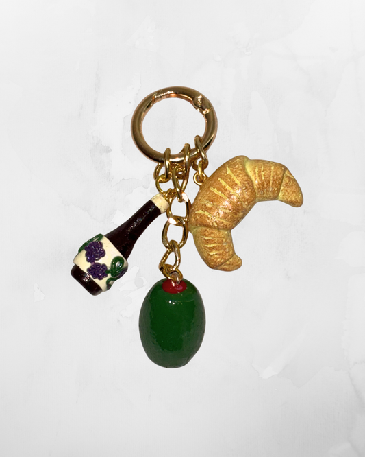 Brunch in Paris Keychain