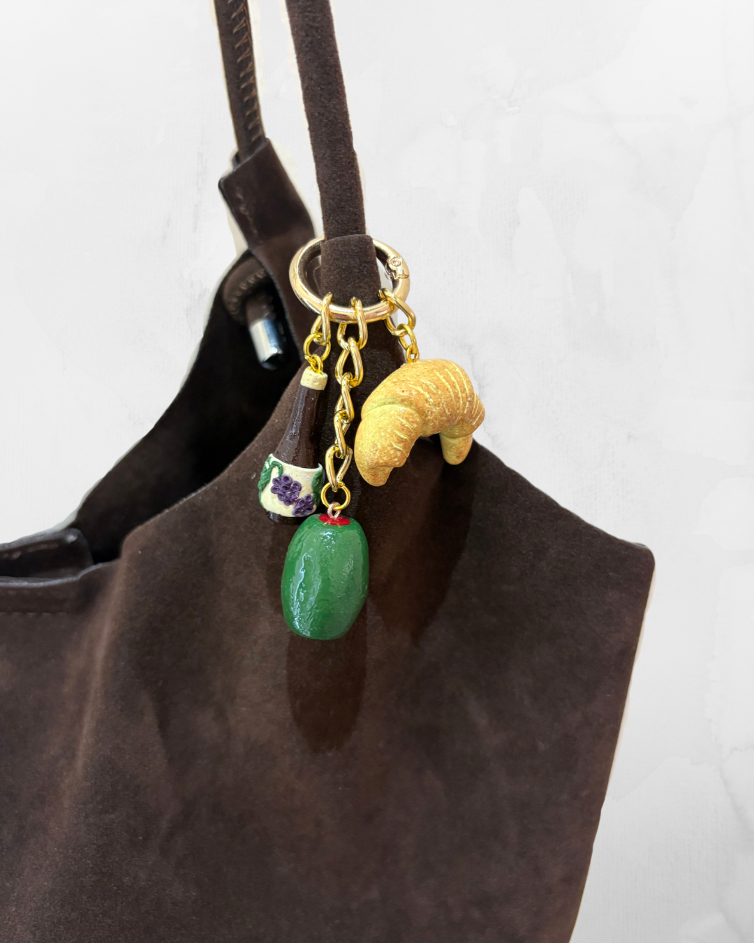 Brunch in Paris Keychain