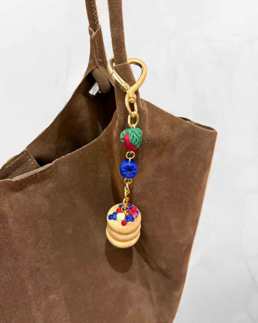 Strawberry Blueberry Triple Stack Pancakes