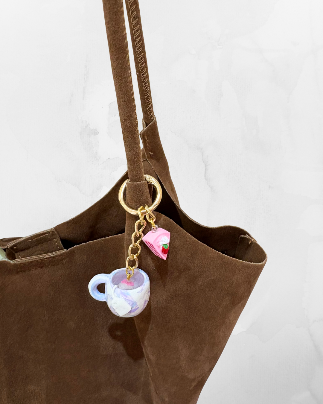 Tiny Tea Time Keychain ☕